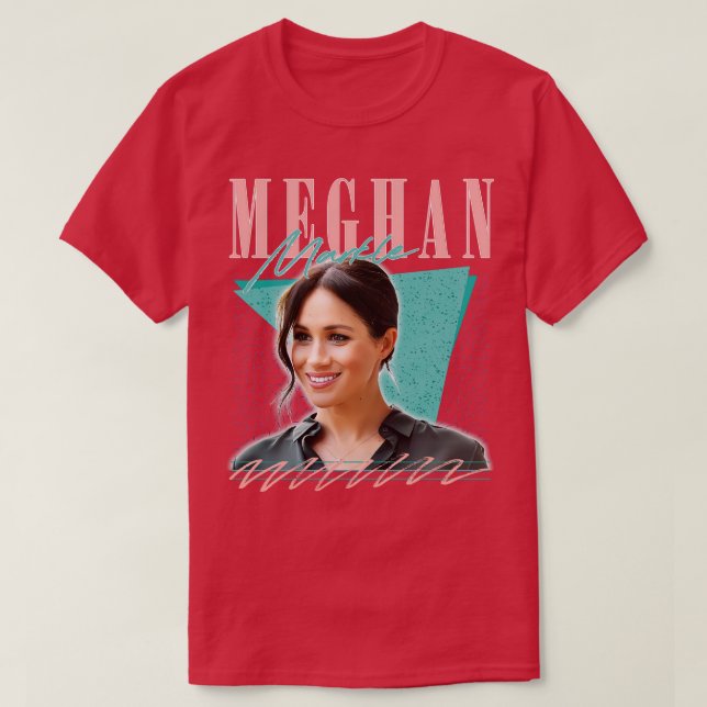 T-shirt Meghan Markle Fan Art Design (Design devant)
