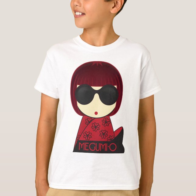 T-shirt MEGUMI ・ O Chemise pour enfants, Tous les styles e (Devant)