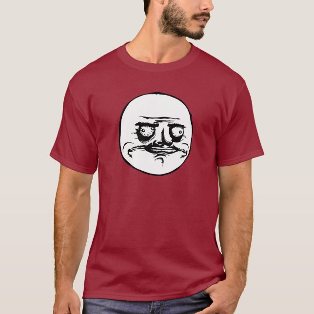 T-shirt Megusta Meme font face (de reddit, 9gag, 4chan) (Devant)