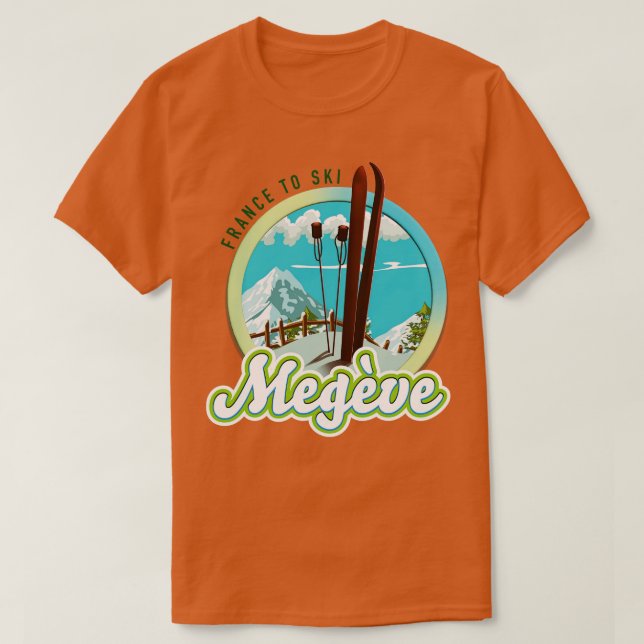 T-shirt Megve france (Design devant)