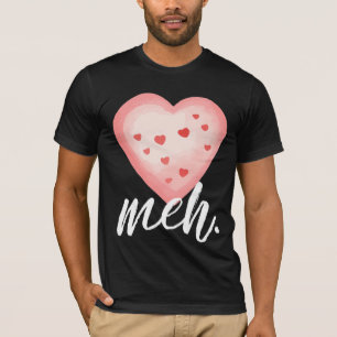 T-shirt Meh amusant pour célibataires et minimalis