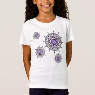 T-Shirt Mehndi Imaginaire Silver Kid's and Baby Light Shir