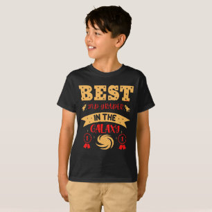 T-shirt MEILLEUR 2E NIVEAU DANS LA GALAXIE drôle mignon
