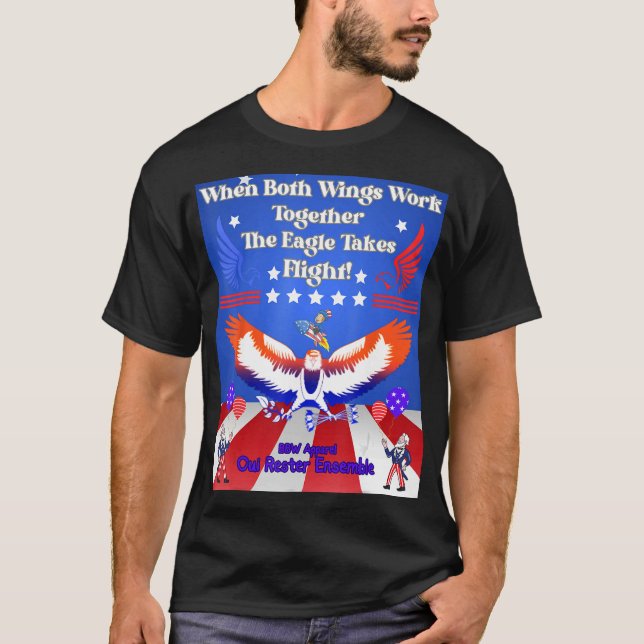 T-shirt Meilleur 4 juillet libéral conservateur de droite  (Devant)