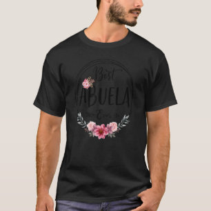 T-shirt Meilleur Abuela Jamais Pour Femmes Décor Floral Mè
