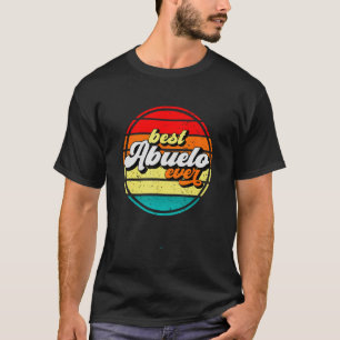 T-shirt Meilleur Abuelo Jour des pères Grand-pa Retro Vint