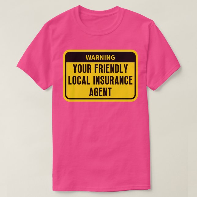 T-shirt Meilleur agent d'assurance 6 (Design devant)