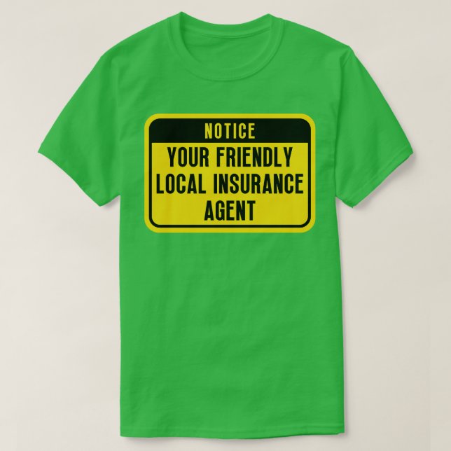 T-shirt Meilleur agent d'assurance 8 (Design devant)