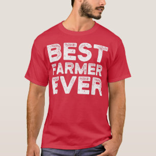 T-shirt Meilleur Agriculteur Jamais Drôle Agriculture