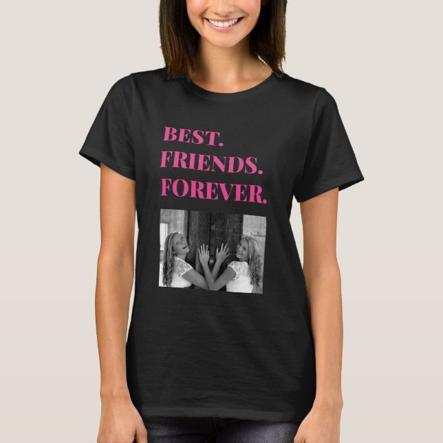 T-shirt Meilleur ami BFF Bestie Photo (Devant)