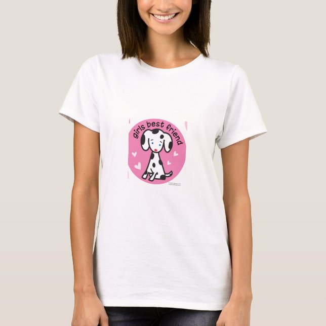T-shirt meilleur ami de filles - customisé (Devant)