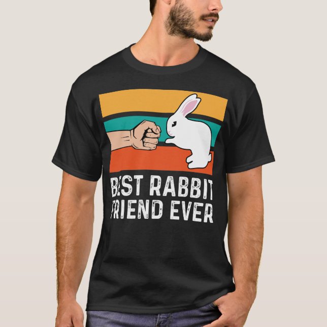 T-shirt Meilleur Ami De Lapin Jamais Fist Bump Cute Bunny (Devant)