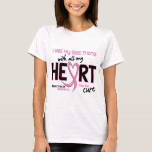 T-shirt Meilleur ami de Mlle My du cancer du sein I
