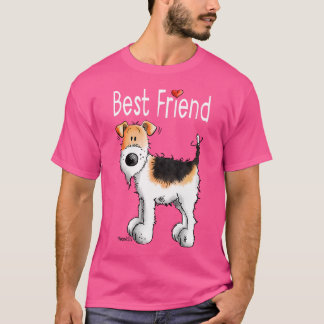T-shirt Meilleur Ami Fox Terrier Pour Femmes Hommes