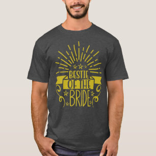 T-shirt Meilleur Ami Maid D'Honneur De La Mariée
