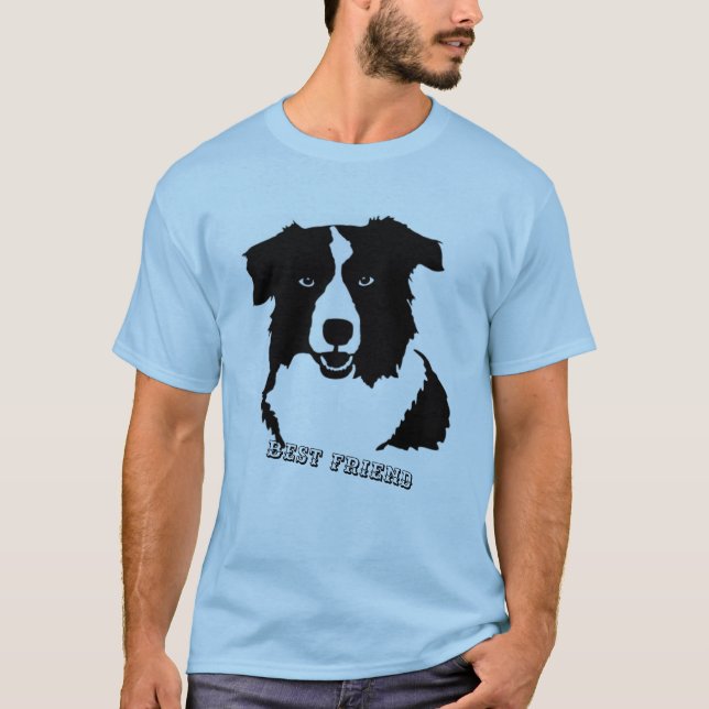 T-shirt meilleur ami mon chien (Devant)