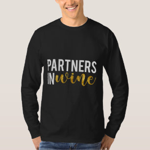 T-shirt Meilleur Ami Partenaires Dans Le Vin