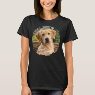T-shirt Meilleur Ami Photo Amour Empreinte de patte Coeur