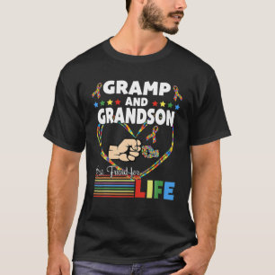 T-shirt Meilleur Ami Pour La Vie Autisme Gramp Et Grandson