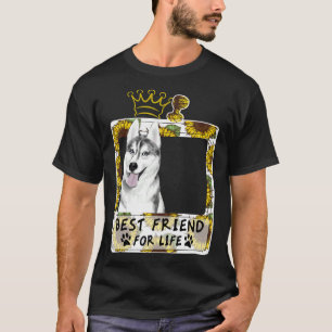 T-shirt Meilleur Ami Pour La Vie Pour Husky