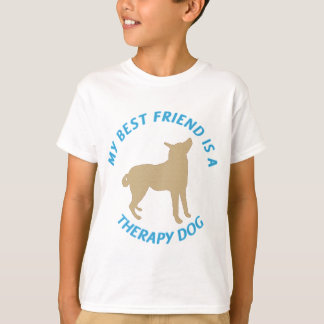 T-shirt Meilleur ami Thérapie Chien