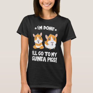 T-shirt Meilleur amoureux des animaux de cobayes de pomme