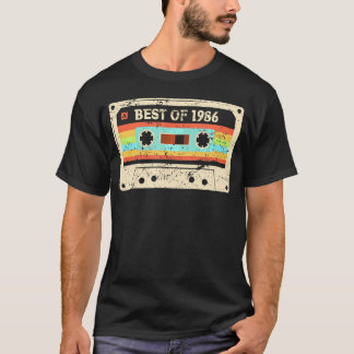 T-shirt Meilleur Anniversaire De 38 Ans 1986 38E Anniversa