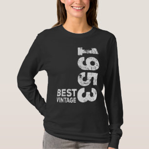 T-shirt Meilleur anniversaire Vintage en 1953