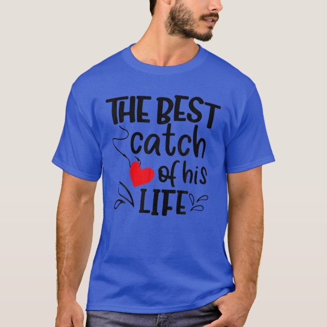 T-shirt Meilleur Aperçu De Sa Vie Pêche Drôle (Devant)