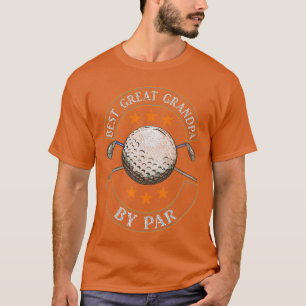 T-shirt Meilleur arrière-grand-père par amateur de golf Pa