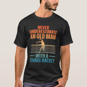 T-shirt Meilleur Art De Tennis Pour Hommes Grand-pa Tennis