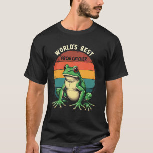 T-shirt Meilleur attrapeur de grenouilles de mondes bizarr