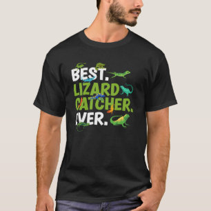 T-shirt Meilleur attrapeur de lézard jamais Chasseur de lé