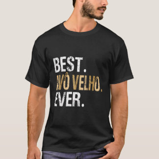 T-shirt Meilleur Avã´ Velho Ever Portugais Grand Brésilien