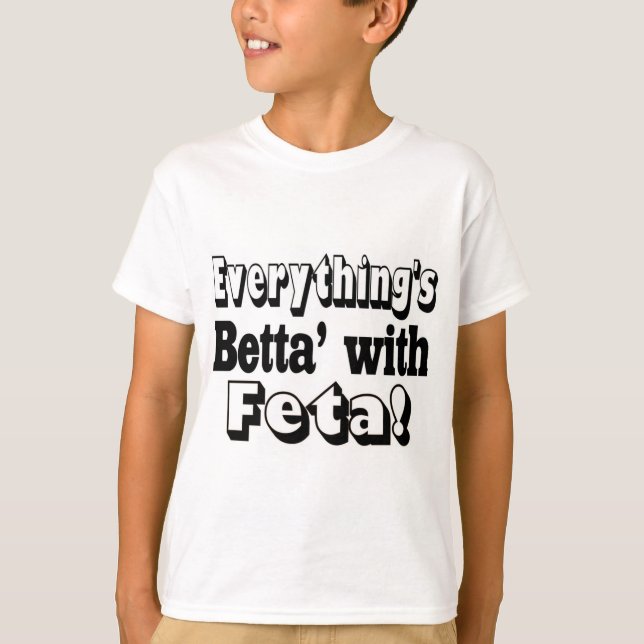 T-shirt Meilleur avec Feta (Devant)