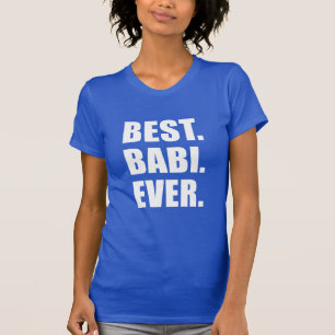 T-shirt Meilleur Babi Ever Grand-mère tchèque