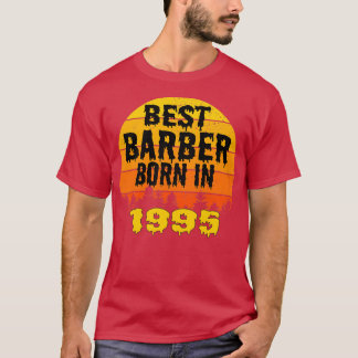 T-shirt Meilleur Barbier Né En 1995 Anniversaire Vintage
