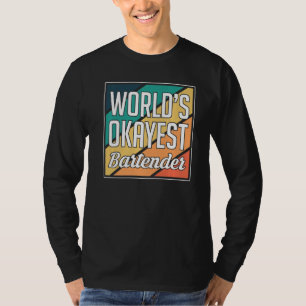 T-shirt Meilleur barman du monde (bof)