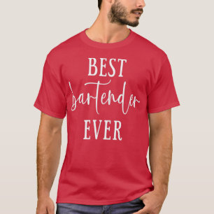 T-shirt Meilleur barman jamais vu 4