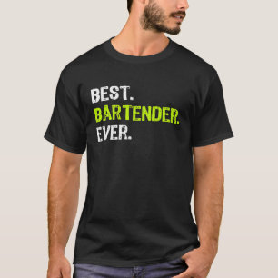 T-shirt Meilleur BARTENDER Jamais Drôle cadeau Premium