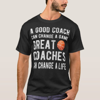 T-shirt Meilleur Basketball Coach Cadeaux Basketball Coach