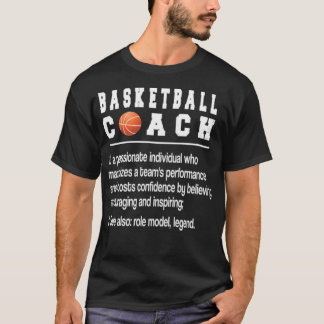 T-shirt Meilleur Basketball Coach Cadeaux Basketball Coach