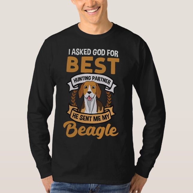 T-shirt Meilleur Beagle de chasse Conception de chien / Dr (Devant)
