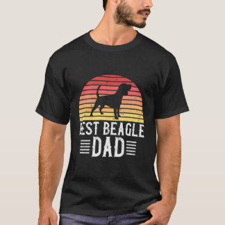 T-shirt Meilleur Beagle Papa Cadeau Funny Mens Beagle Amou