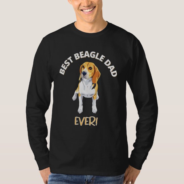 T-shirt Meilleur Beagle papa jamais drôle propriétaire de  (Devant)