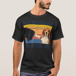 T-shirt Meilleur Beagle Papa Jamais Vintage Père Jour Noël