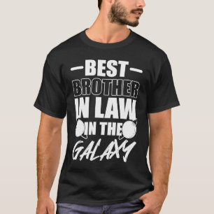 T-shirt Meilleur beau-frère de la galaxie belle-sœur