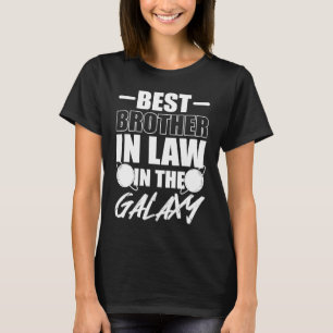 T-shirt Meilleur beau-frère de la galaxie belle-sœur si