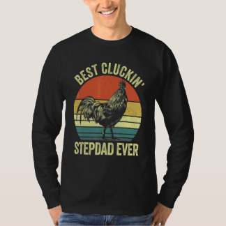 T-shirt Meilleur beau-père qui glousse de poulet cocorico 