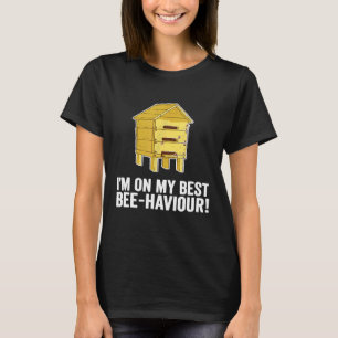 T-shirt Meilleur Bee Haviour Bee House Honeycomb apiculteu